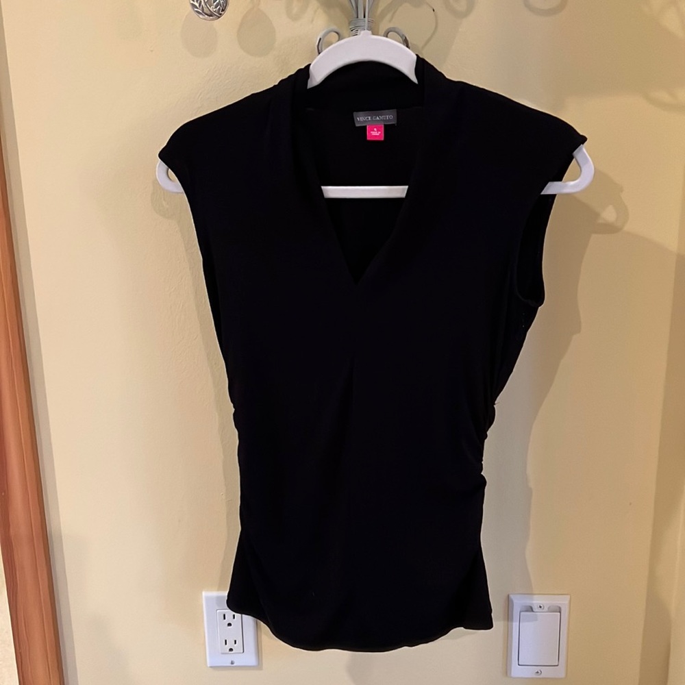 Vince Camuto black stretch tank
